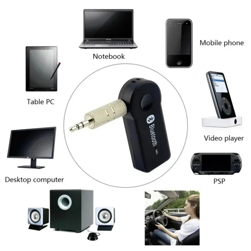3 in 1 Wireless Bluetooth 5.0 Receiver Transmitter Adapter USB Adapter Audio Receiver Bluetooth Car Charger Car Aux for E91 E92 Beauty World Shop