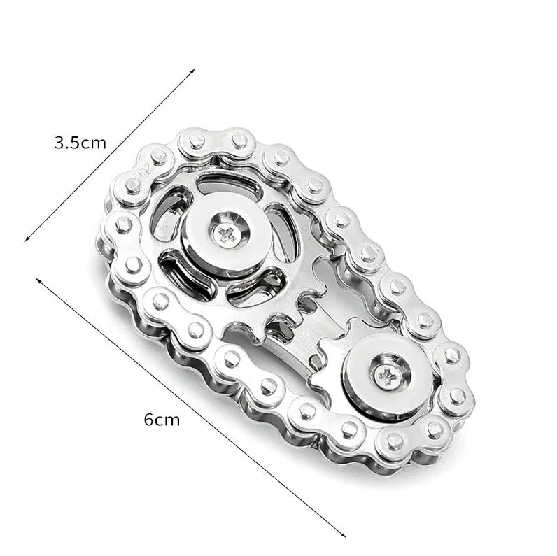 Metal Fidget Spinner Office Desk Toy Stress Relief Gears Hand Spinner for Adults desk decoration home decor Relieve stress relax Beauty World Shop
