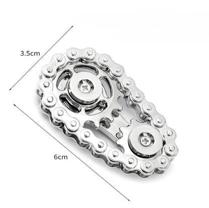 Metal Fidget Spinner Office Desk Toy Stress Relief Gears Hand Spinner for Adults desk decoration home decor Relieve stress relax Beauty World Shop