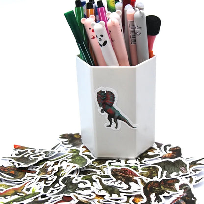 10/50/100pcs Funny Dinosaur Stickers Cartoon Decals Toy Stationery Guitar Phone Bicycle Laptop Luggage Car Graffiti Kids Sticker Beauty World Shop