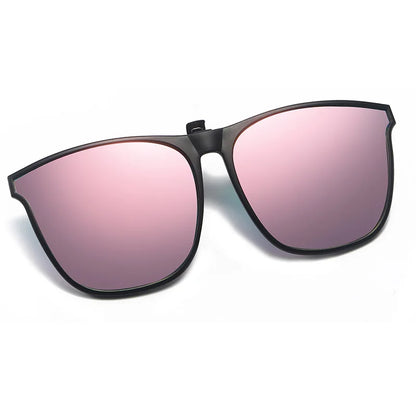 Polarized Clip On Sunglasses Men Women Car Driver Goggles Night Vision Eyewear Anti Glare Vintage Square Sun Glasses Beauty World Shop