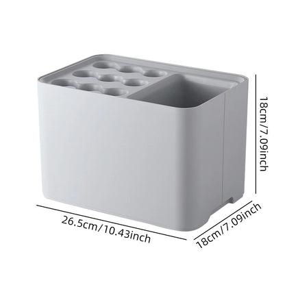 Umbrella rack with drip tray, suitable for space saving storage in the corner of the entrance passage, can hold 10/15 umbrellas Beauty World Shop