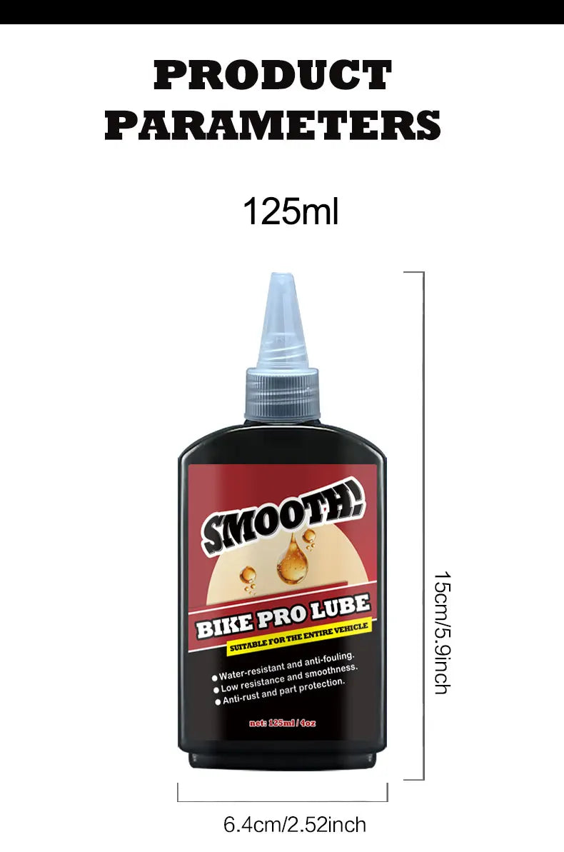 125ml Bicycle Special Lubricant MTB Road Bike Mountain Bike Lube Chain Oil for Fork Flywheel Chain Cycling Accessories Beauty World Shop