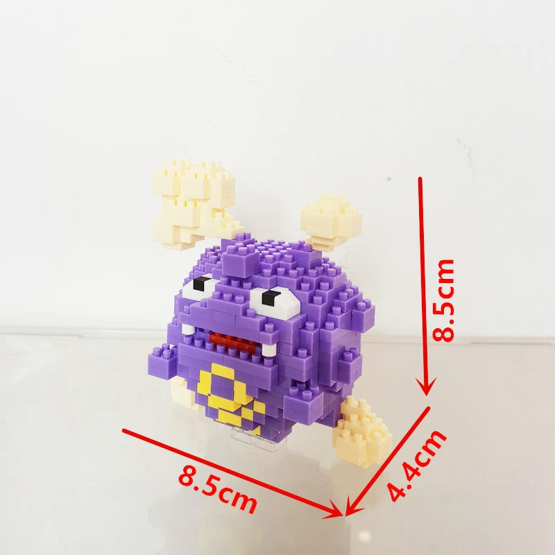 75 Style Building Blocks Assembly Anime Picachu Charizard Doll Blastoise Bulbasaur Gengar Bricks Figures Toy for Kid Gift Beauty World Shop