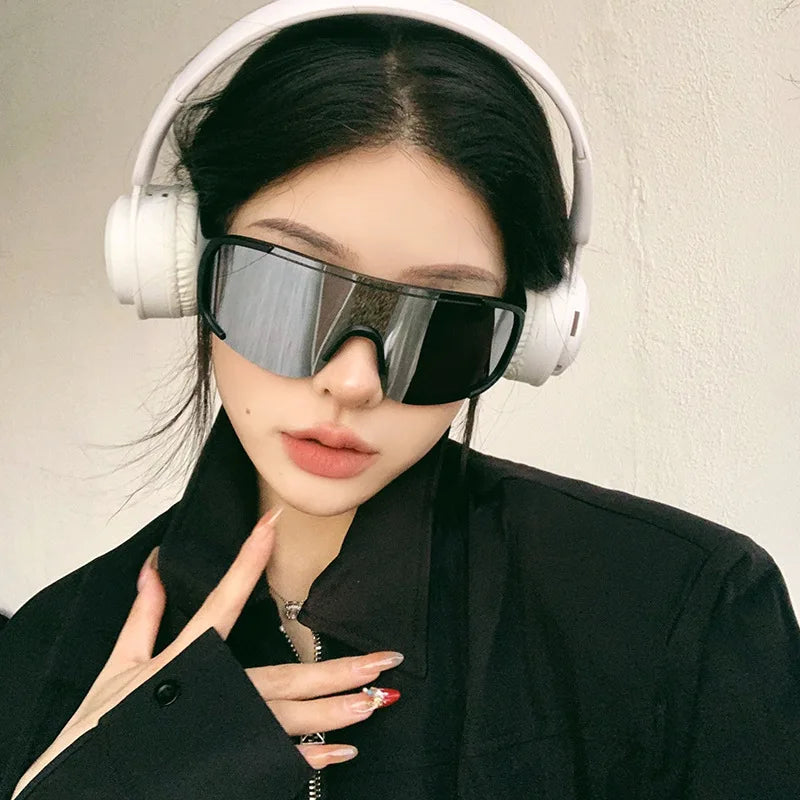 New Y2K Style Cycling Sunglasses Windproof Glasses for Men Women Retro-Reflective Sheeting Lens Road Riding Sport Glasses Beauty World Shop