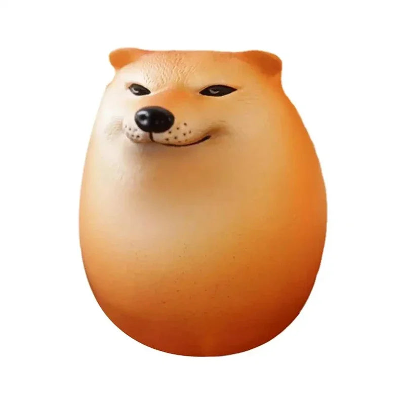 Creative Shiba Inu Realistic Egg Shape PVC Desk Decor Dog & Egg Union Decorations For Home Offices Fun Christmas Gifts Beauty World Shop