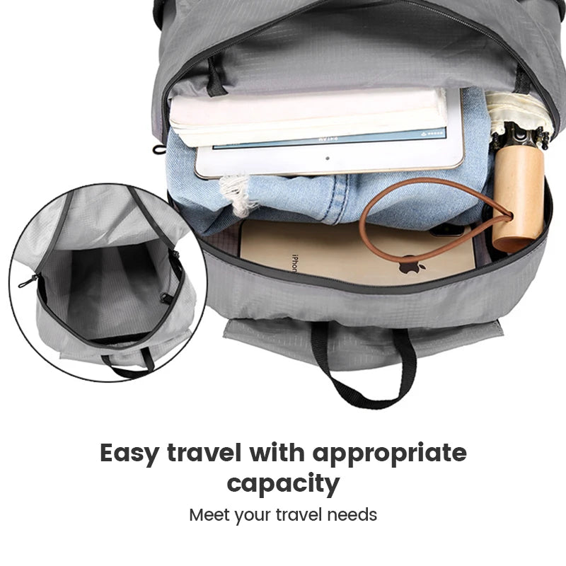 Ultra Light Outdoor Hiking Cycling Travel Backpack Fitness Bag Waterproof Handbag Small Foldable Backpack Storage Bag Beauty World Shop