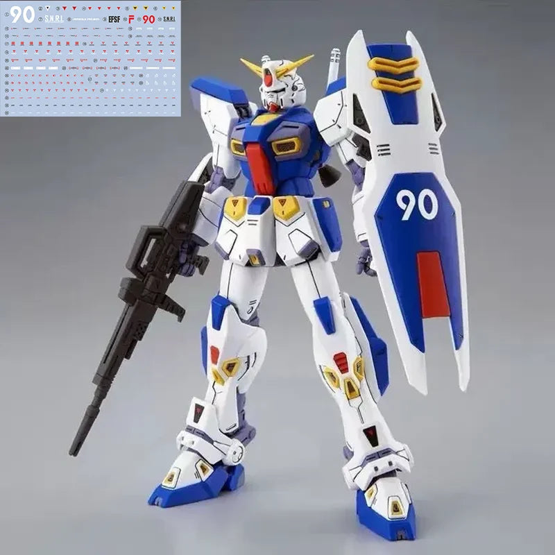 F90 MG 1/100 Assembly Model Kit Action Figures Puzzle With Water Stickers Children'S Toys Desktop Ornament Collectible Gift Beauty World Shop