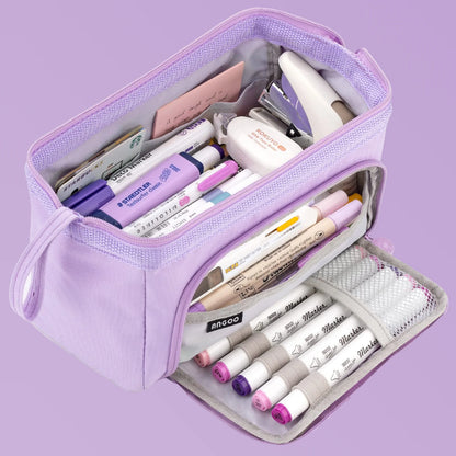 Large Capacity Pencil Case Cute Student Pencil Cases Big Pen Bag Case Storage Box Boy Girl Kid Office School Stationery Supplies Beauty World Shop