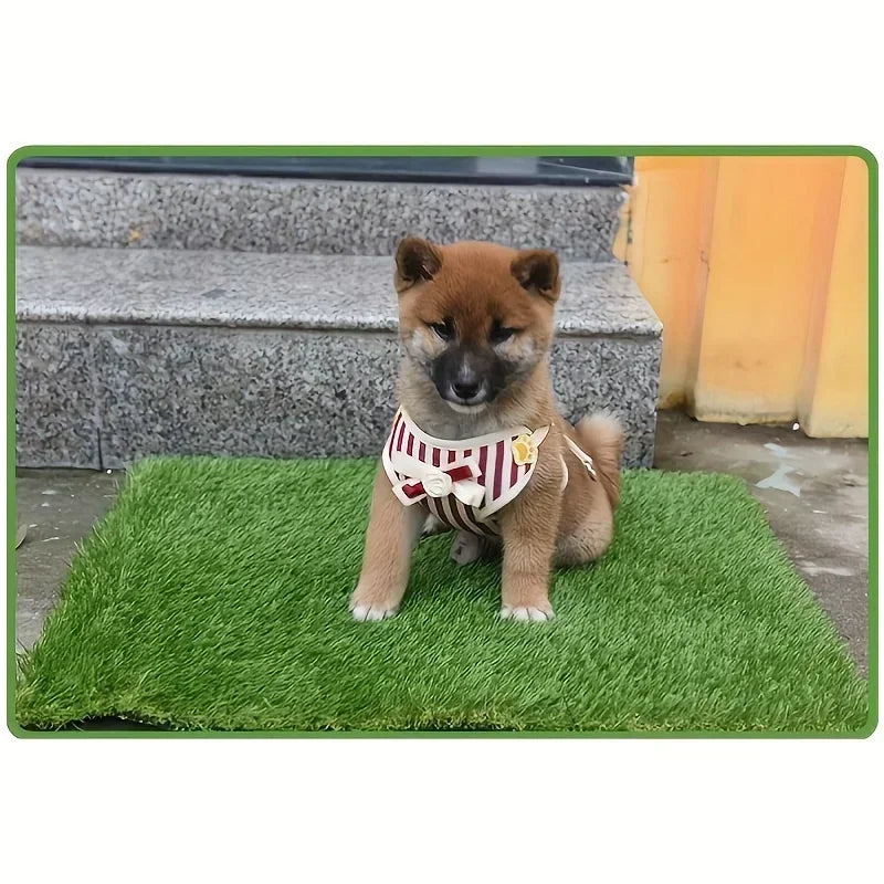Dog Grass Mat Pee Pad Ultimate Washable Dog Grass Mat Reusable Odor-Control for Pet Training Easy-Clean Pee Pad Non-Slip Backing