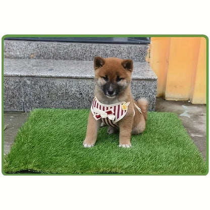 Dog Grass Mat Pee Pad Ultimate Washable Dog Grass Mat Reusable Odor-Control for Pet Training Easy-Clean Pee Pad Non-Slip Backing