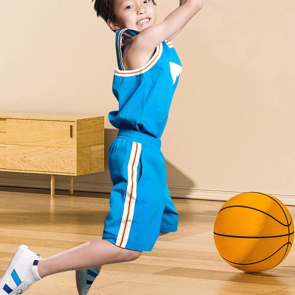 Foam Basketball Kids Silent Basketball Bouncing Mute Silent Ball Bounce Squeezable Mute Bouncing Basketball Beauty World Shop