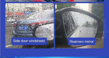 Car Glass Anti-rain Water Spray Repellent Nano Coating Hydrophobic Waterproof Agent Oil Film Removing  Auto Glass Film Agent Beauty World Shop