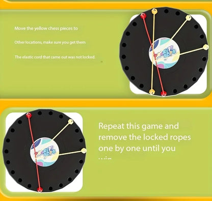 Rope Untying Challenge Educational Toys Kid Rope Knots Sensory Social Board Game Decryption Game Logic Thinking Training Toys Beauty World Shop