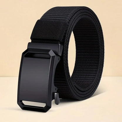 New Automatic Buckle Belt, Canvas Tactical Workwear Casual Outdoor Military Training Pants Belt For Men Beauty World Shop