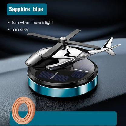 Helicopter Styling Solar Car air freshenerDecorative Aromatherapy Car interior accessories Propeller rotary perfume diffuser Beauty World Shop
