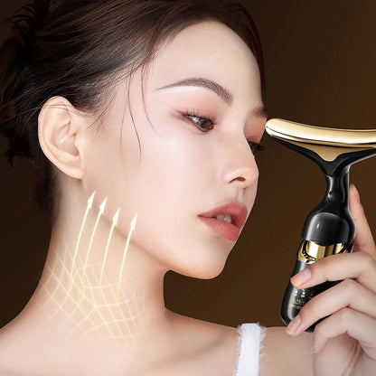 Face Lifting Device Neck Facial Eye Massage Introducer Microcurrent Skin Rejuvenation Anti Aging Beauty Device Face Massager Beauty World Shop