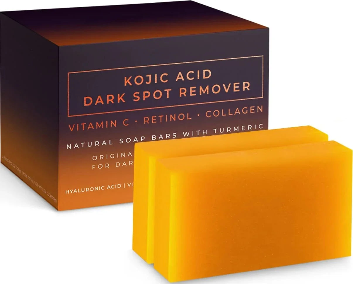 Kojic Acid Dark Spot Remover Whitening Soap Handmade Skin Care Deep Cleaning Moisturizing Cleansing Essential Soap Brighten Skin Beauty Trend Shop