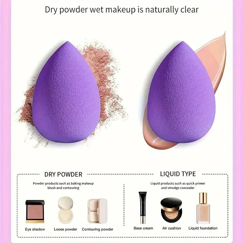 12Pcs Professional Makeup Sponge Set - Soft, Gentle, Multi-Purpose Tools for Perfect Foundation, Powder and Blush Application Beauty World Shop