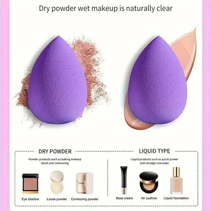 12Pcs Professional Makeup Sponge Set - Soft, Gentle, Multi-Purpose Tools for Perfect Foundation, Powder and Blush Application Beauty World Shop