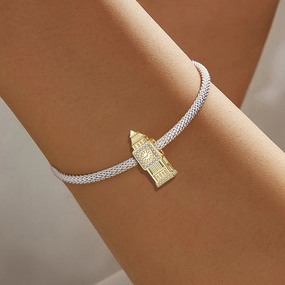 Shecharms 925 Sterling Silver Love Heart Firefly Golden Series Charms Fit DIY Making Bracelet Necklace High Quality Fine Jewelry Beauty World Shop