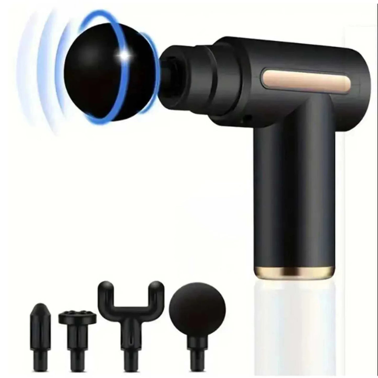New Upgraded Portable Massage Gun Deep Tissue Muscle Relief Rechargeable Battery, Ideal For Back & Neck,Gift For Everyon Beauty World Shop