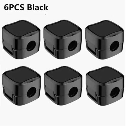 6PCS Magnetic Cable Clips Cable Smooth Adjustable Cord Holder Under Desk Cable Management Wire Keeper Cable Organizer Holder Beauty Trend Shop