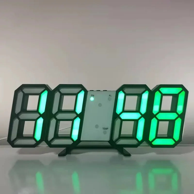 Digital Wall Clock Desk Watches Electronic Alarm Modern Home Decoration for Bedroom Decor Interior Led Table Clocks Living Room Beauty World Shop