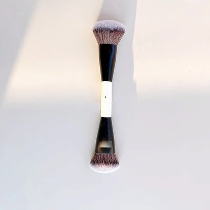 Double end foundation make-up face brush Double end powder red contour and eye shadow correction makeup brush