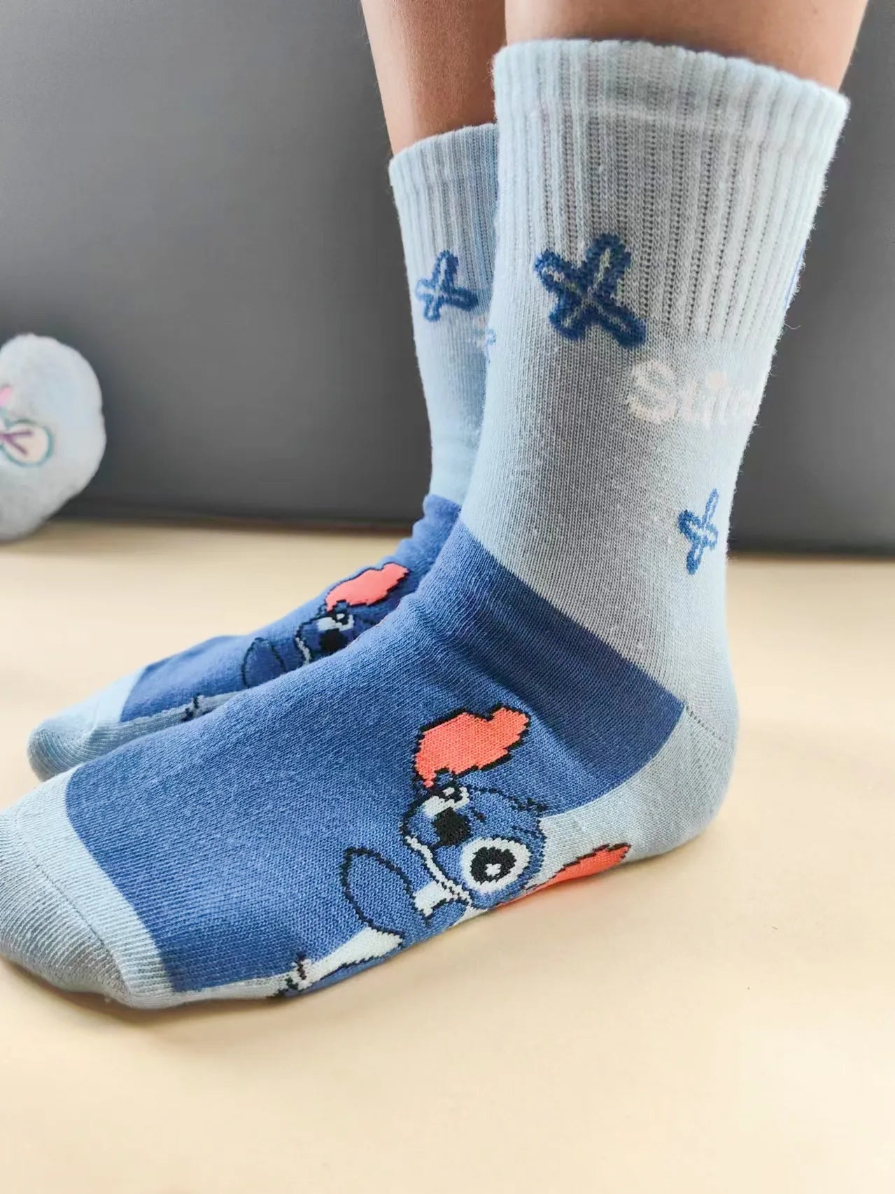 Disney Stitch Girls Anime  Socks Kawaii Lilo & Stitch woman Short Socks Cartoon Children Woman Socks Kids christmars Gifts Beauty World Shop