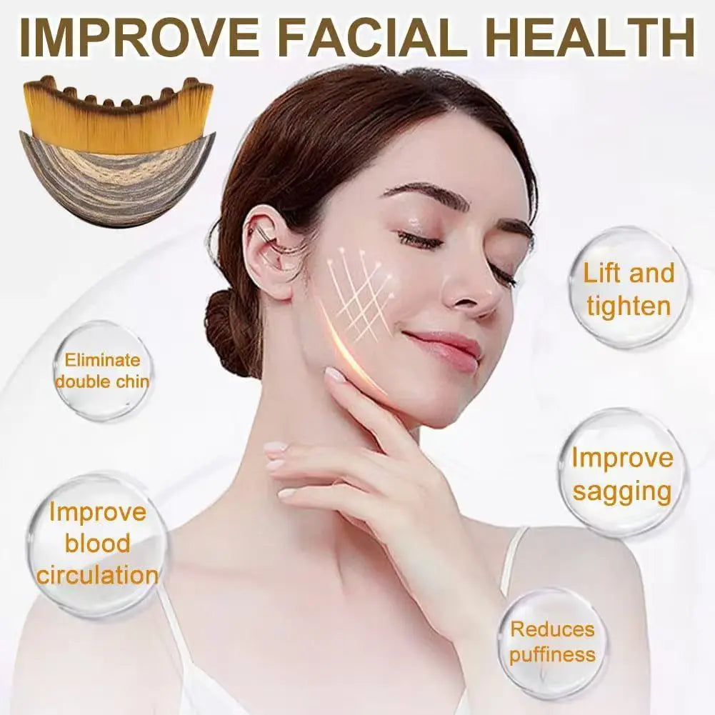 New Lymphatic Contour Care Facial Massage Brush with Storage Box for Facial Stimulating And Contouring Beauty World Shop