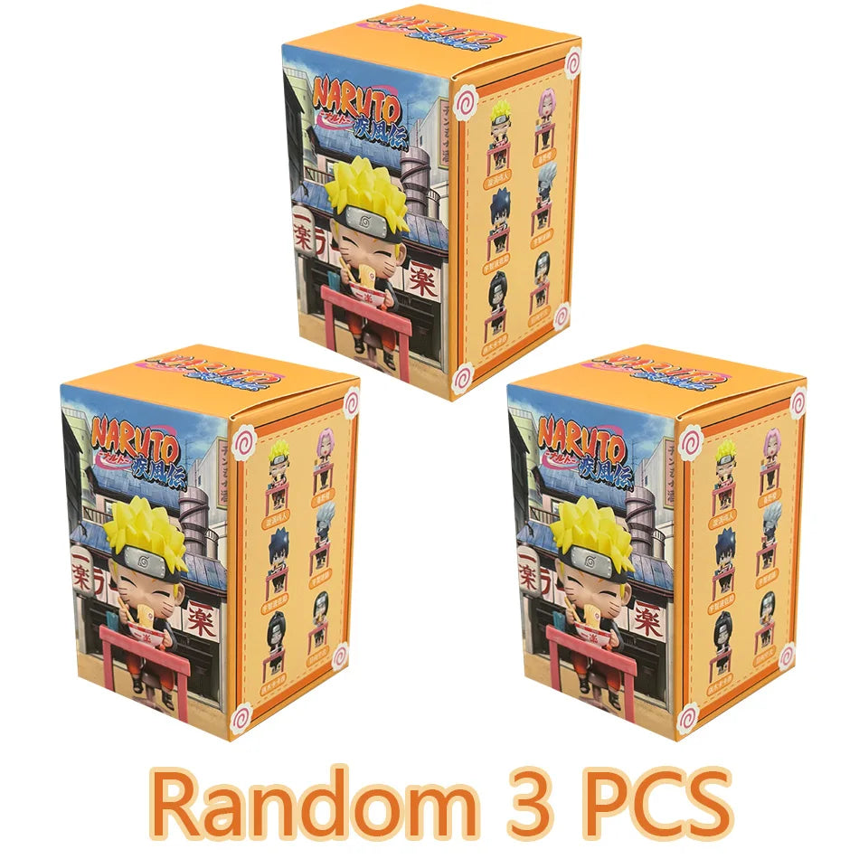 2026 In Stock Hot Sale Bandai Naruto Breeze Ramen Lamian Noodles Theme Blind Box Handmade Ornament Gift Naruto Sasuke Model Toys Beauty World Shop