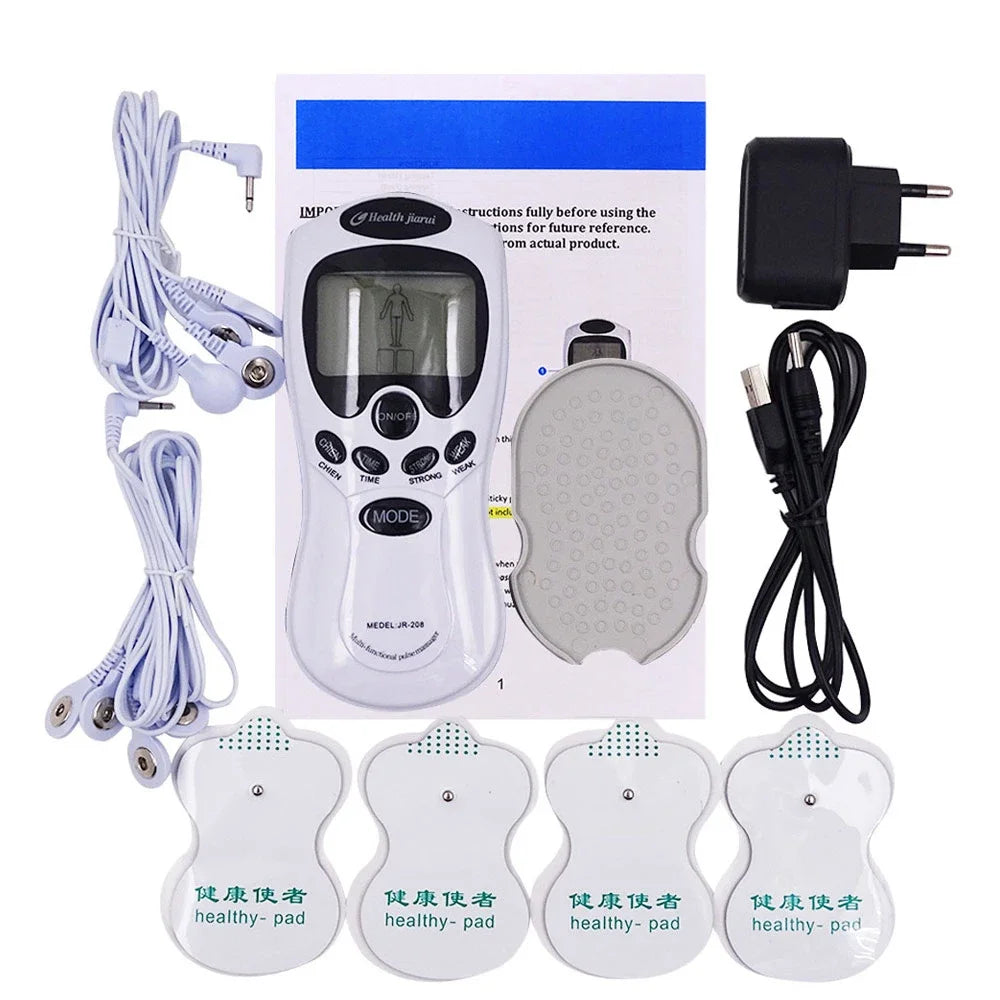 Tens Unit Electrode Acupuncture Electric Digital Therapy Massageador Machine Pulse Body Slimming Massager Apparatus Health Care Beauty World Shop