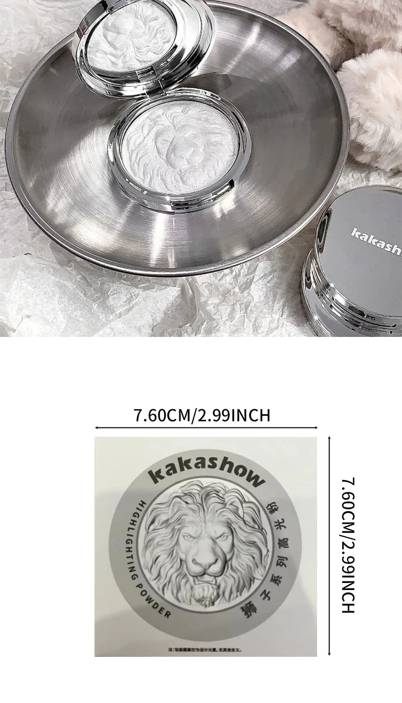 Lion Series high-gloss powder, clear and glittering, fine pearlescent luster, high-end atmosphere, high-gloss paste Beauty Trend Shop