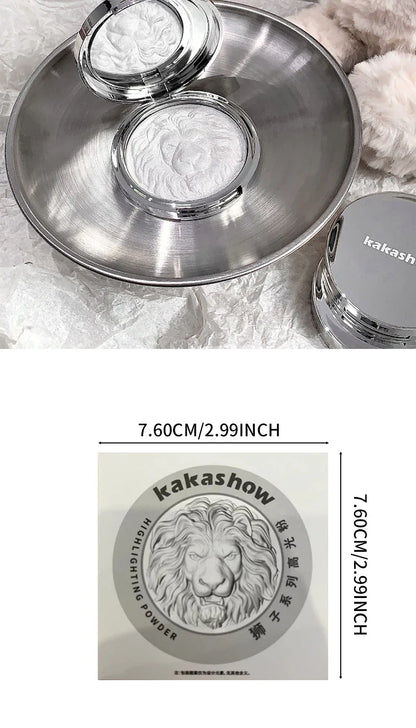 Lion Series high-gloss powder, clear and glittering, fine pearlescent luster, high-end atmosphere, high-gloss paste Beauty Trend Shop