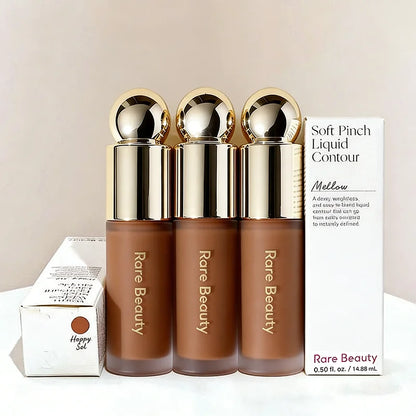 Rare Beauty 3D Face Contour Liquid Bronzer Shade Smooth Highlight Mirror Lasting Natural Nose Shadow Waterproof Brighten Makeup Beauty World Shop