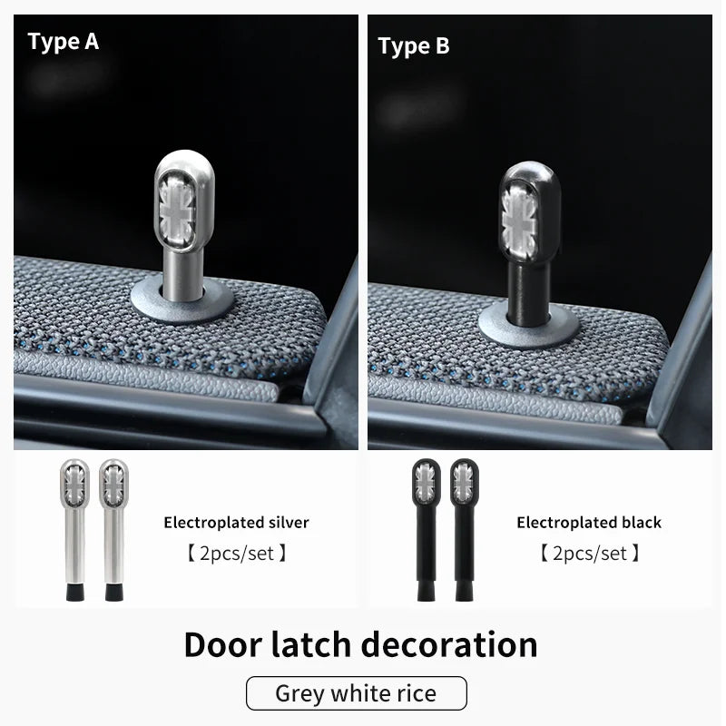 Car Door Pin Decorative For BMW Mini Cooper S F56 F55 F54 F60 R56 R60 F65 U25 Clubman Countryman Metal Car Interior Accessories Beauty World Shop