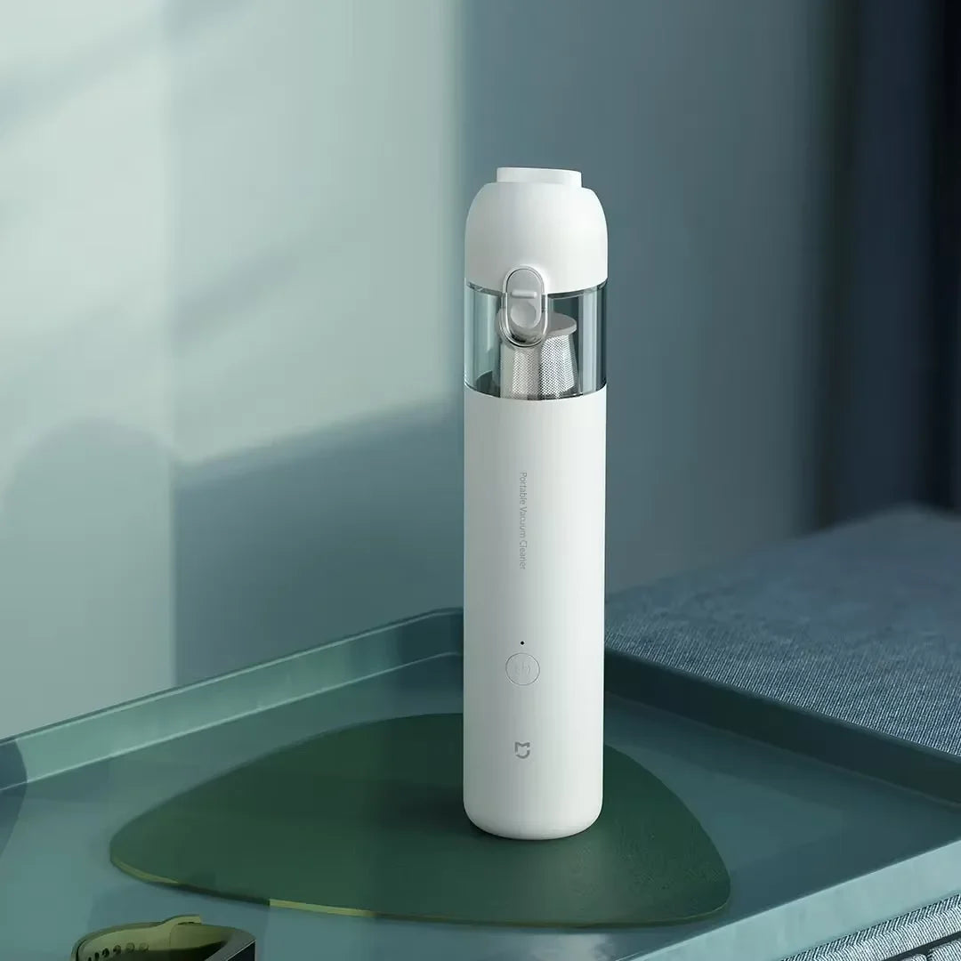 Original MIJIA Portable Handheld Vacuum Cleaner 13000Pa 88000rpm 500g Wireless 30Min HEPA Car Home Mini White Dust Cup One-Touch Beauty World Shop