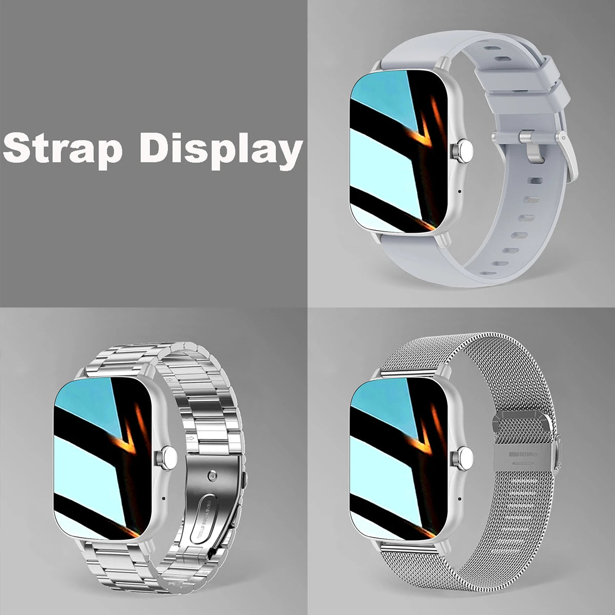 1.83'' Waterproof Smart Watch with Message Answer Call Sleep Monitoring Sports Pedometer Information Alerts For iPhone Android Beauty World Shop