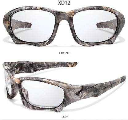 Photochromic Cycling Sunglasses Men Outdoor Sports Tactical Camouflage Goggles Vintage Driving Riding Fishing Windproof Beauty World Shop