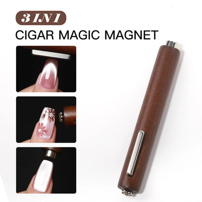3 In 1 Multifunctional Strong Cat Eye Magnet UV/LED Gel Nail Magnetic Stick for Nail Art Design Manicure Special Tools Beauty World Shop