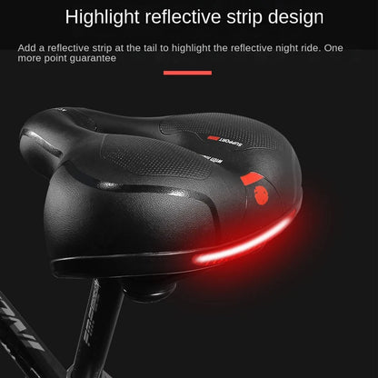 ESLNF Hollow Breathable Bicycle Saddle MTB Road Bike Saddle Shock Absorbing Comfortable Big Butt Bike Seat Bicycle  Accessories Beauty World Shop