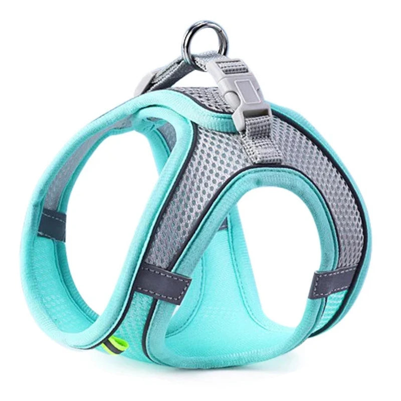 Cat Dog Harness Vest Chest Rope Set Reflective Breathable Adjustable Pet Harness for Small Medium Dogs Outdoor Walking Beauty World Shop