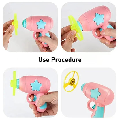 Funny Cat Toy Interactive Launch Pet Training Toy For Kitten Mini Flying Disc Shooting Gun Chasing Games Cat Toys Pet Supplies Beauty World Shop
