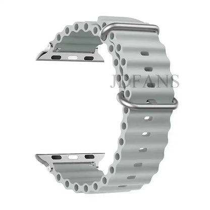 Strap For Apple watch ultra band 49mm 44mm 45mm 41mm 40mm 38mm 44 45 mm 1:1 Original Ocean belt iWatch series 9 10 8 7 se bands Beauty World Shop