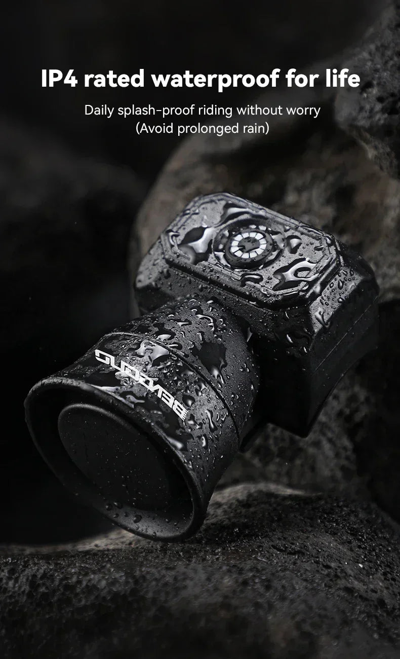 Bicycle Horn Mountain Bike Battery/USB Charging Waterproof Electronic Bike Bell Riding Equipment Children's Scooter Accessories Beauty World Shop