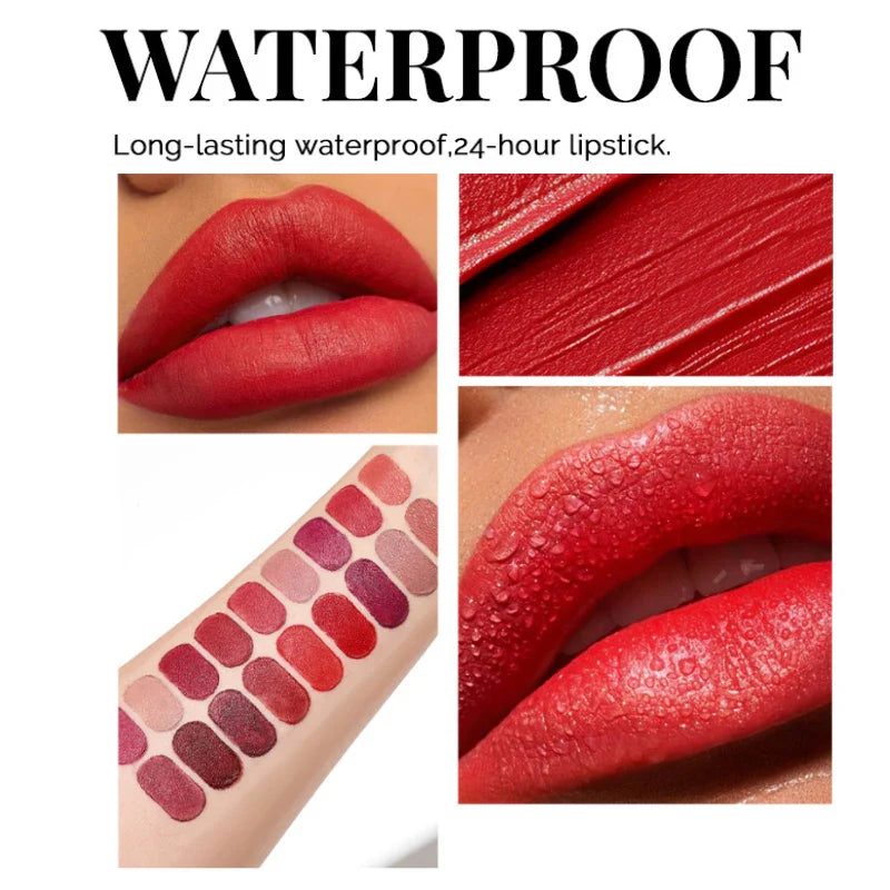 MAGIC CASA 18-Color Capsule Lipstick Set - Mini Matte, Long-lasting, Waterproof, Non-transfer，Soft matte finish Beauty Trend Shop