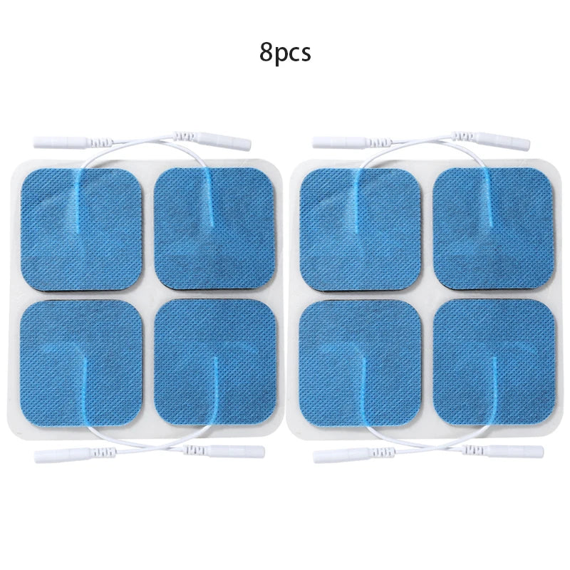 20/10-Pack 5x5cm Non-woven Electrode Pads Reusable for Muscle Stimulator TENS Acupuncture Digital Massage Machine Beauty World Shop