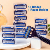1 Handle  12 blades