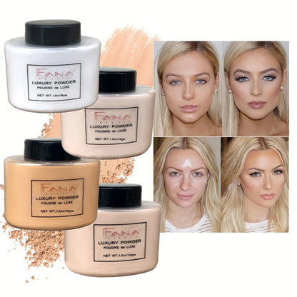 4 Colors Luxury Banana Powder Long-lasting Waterproof Light and Breathable Oil-controlling Setting Powder Beauty World Shop